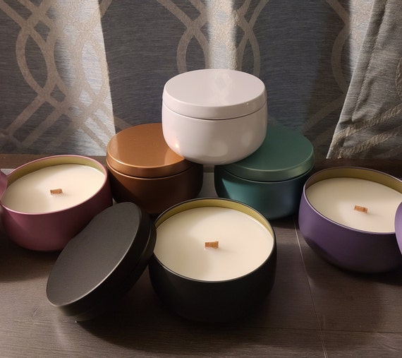 Elegant 8 oz Tins Candles