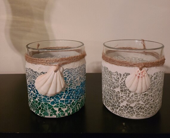 12OZ Beach Shell Candles