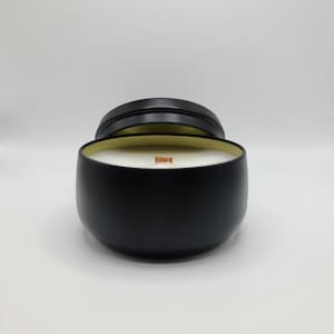 Elegant 8 oz Tins Candles/MORE COLORS BLACK