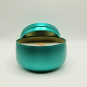 Elegant 8 oz Tins Candles/MORE COLORS TEAL