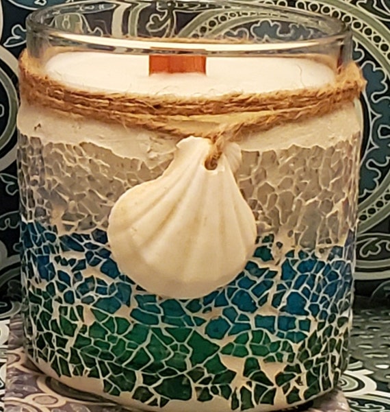 12OZ Beach Shell Candles