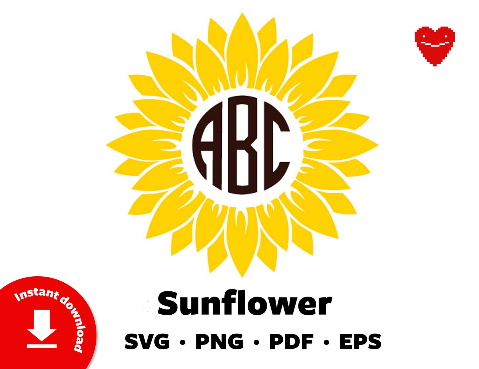 Free Free 136 Sunflower Outline Svg SVG PNG EPS DXF File