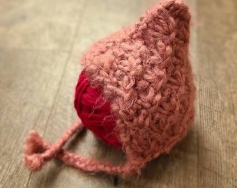 Vintage newborn bonnet