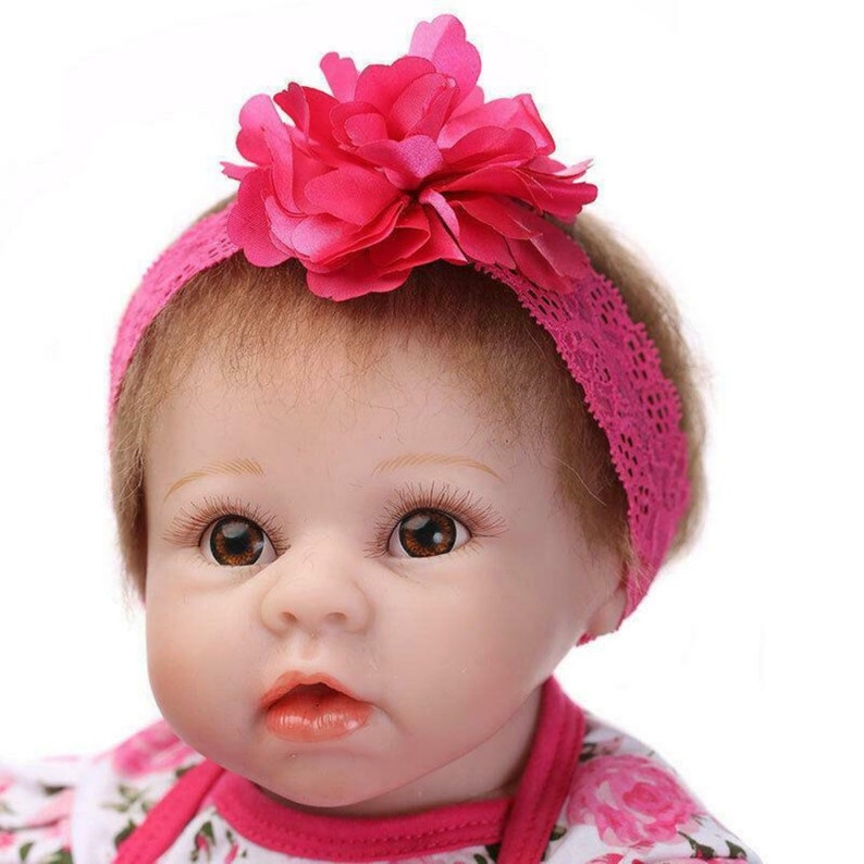 22 Newborn Full Body Silicone Baby Girl Doll Toddler Etsy