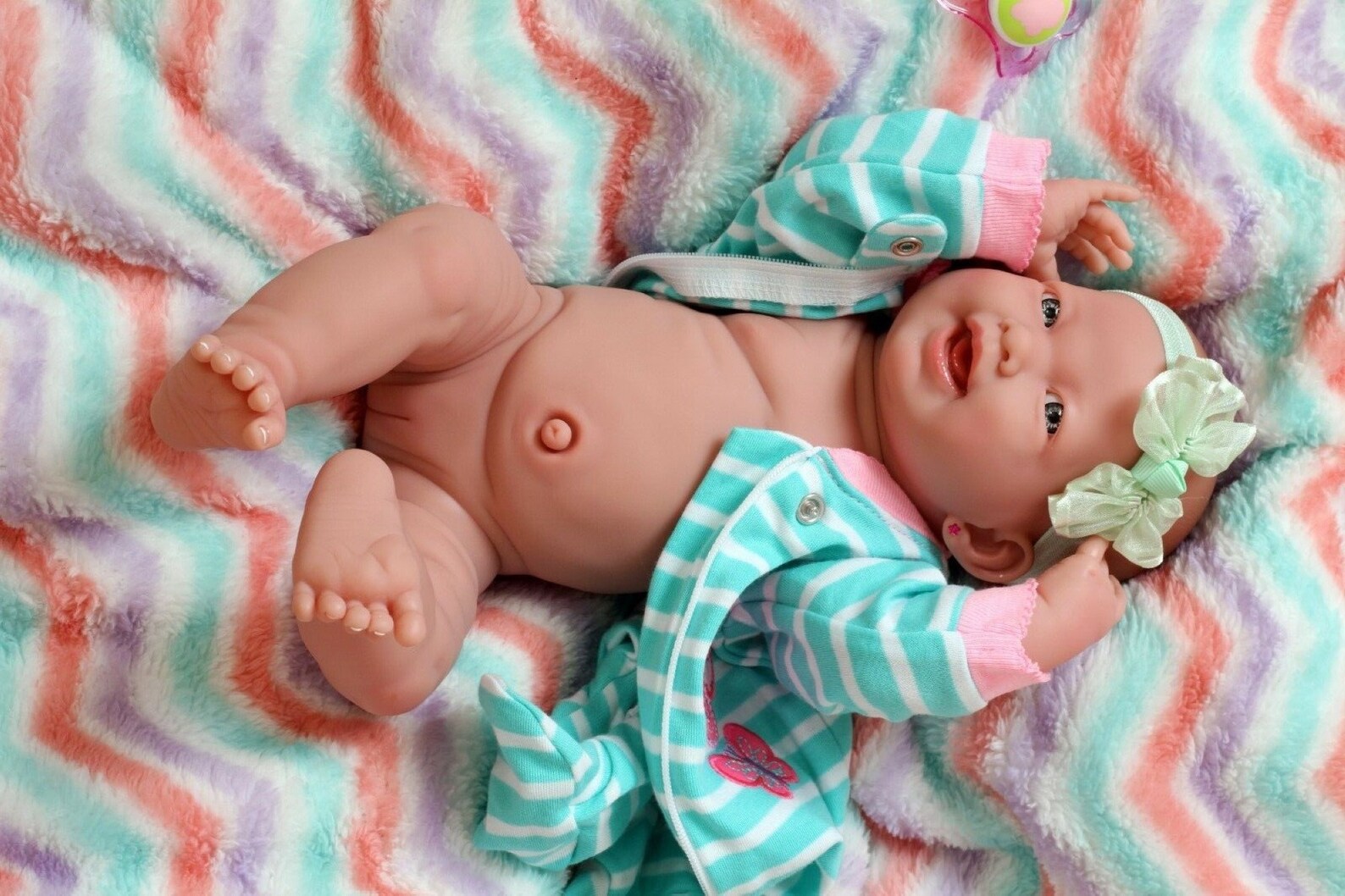 Just Born NEW Full Silicone 15 Baby Girl Real Smiling Etsy