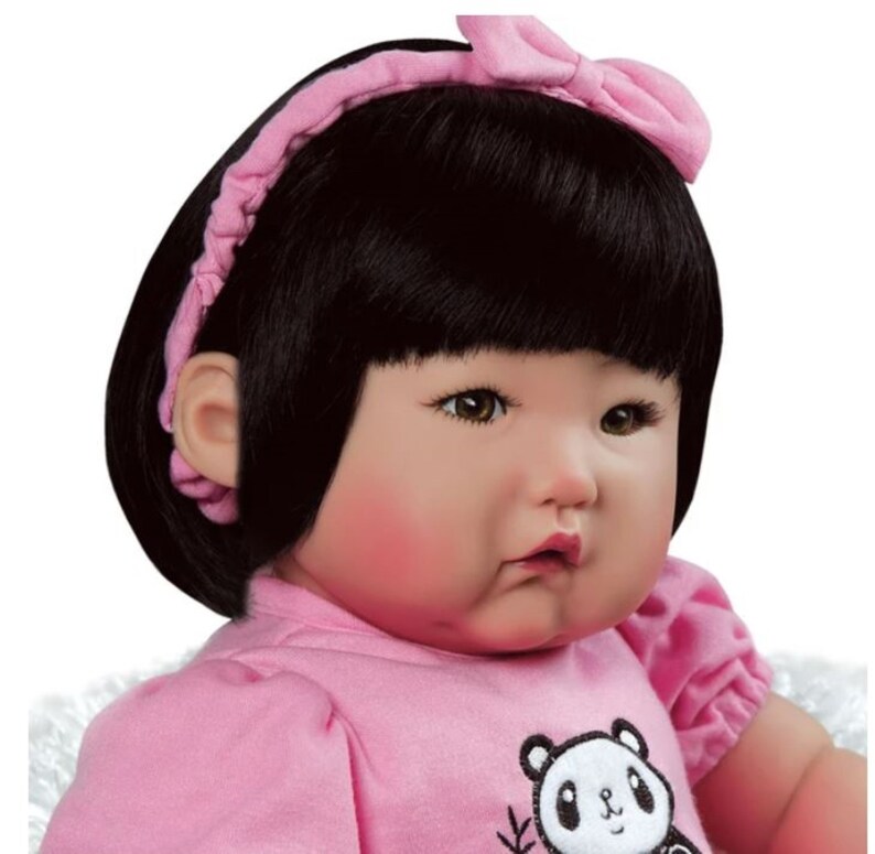 Asian Girl New Born Baby Doll 20 Lifelike Silicone Etsy