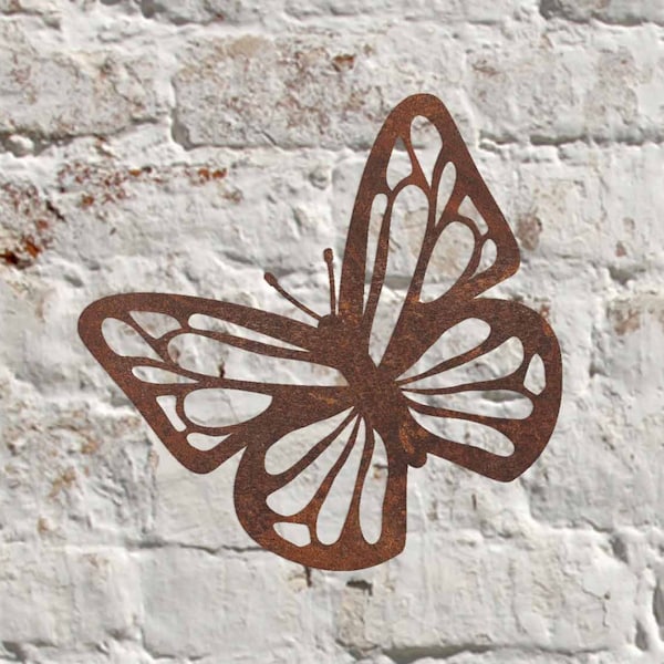 Metal Butterfly Wall Art Etsy