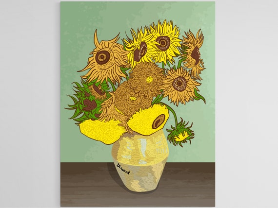 Sunflowers Printable Van Gogh Painting Digital Download | Etsy