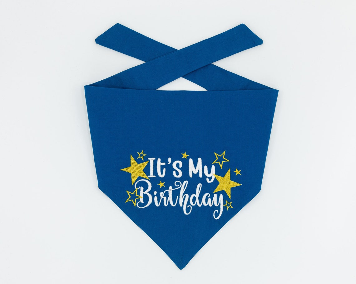 Birthday Dog Bandana Dog Bandana Etsy