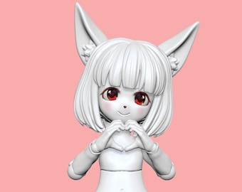 Inari Bjd series Addition Heart hand gesture hand