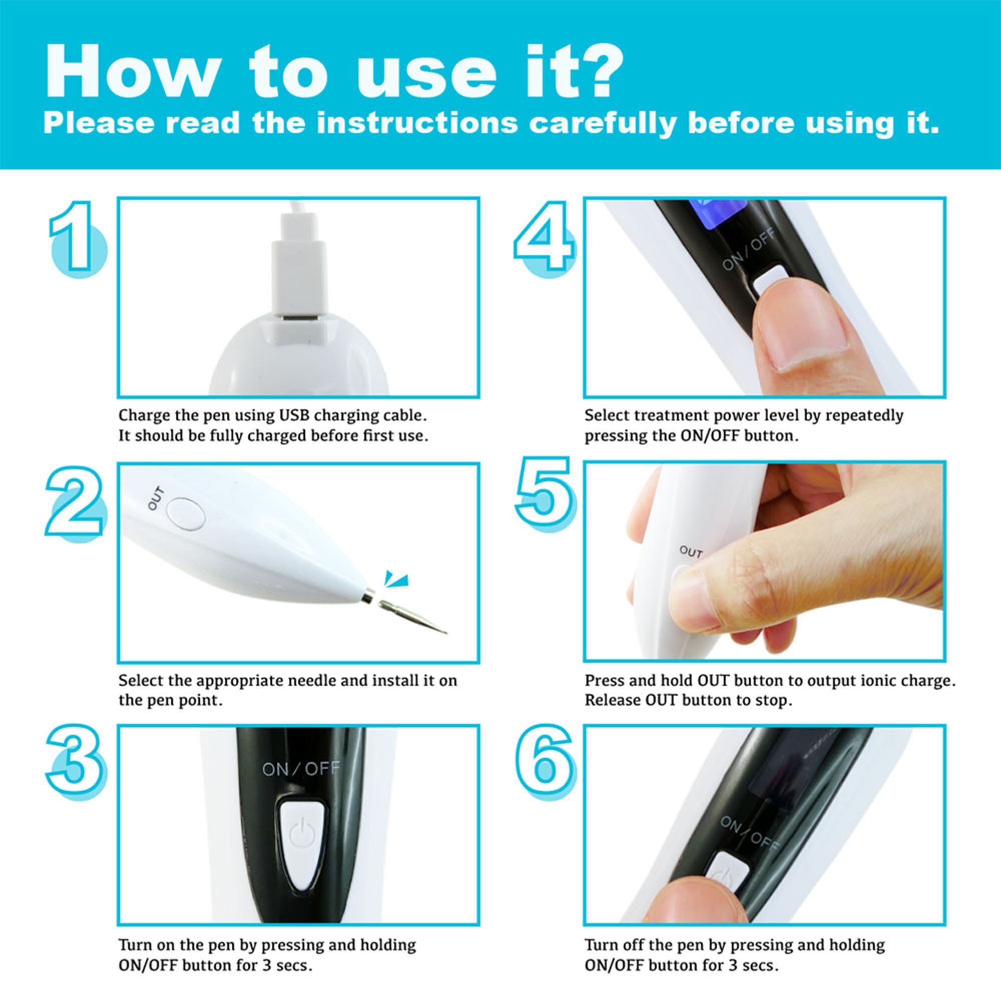 Electronic Skin Tag Remover Skin Tags Removal Pen Beauty Etsy