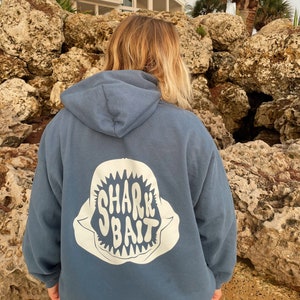 Shark Bait Hoodie in Blue