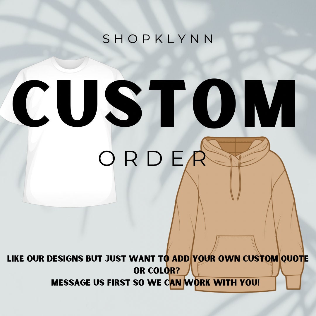 Order Only CUSTOM ORDER ONLY - Etsy