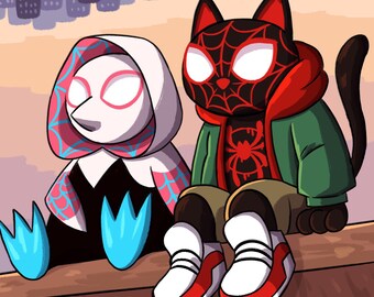 Miaus Morales e Pengwen Stacy