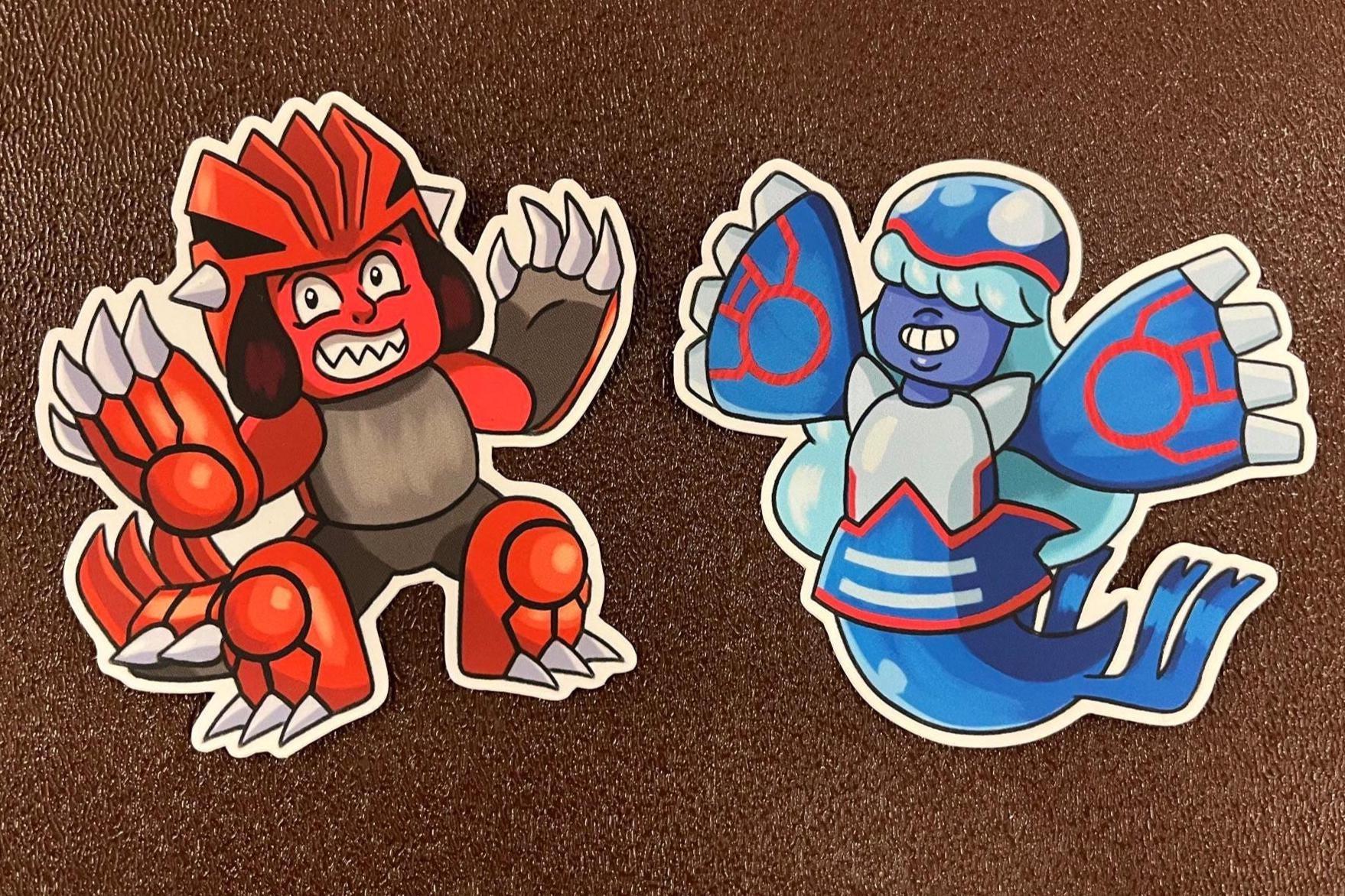 Ruby and Sapphire Stickers