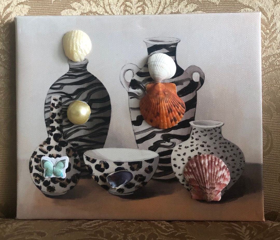 Abstract Shell Vase Shell Vases - Etsy