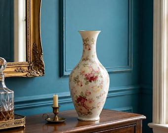 Schumann Arzberg Porcelain Vase | Vintage Rose Floral Fine China Bud Vase Germany