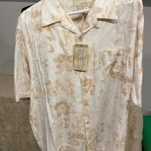 Lids Atlanta Braves Tommy Bahama Baseball Camp Button-Up Shirt - Cream