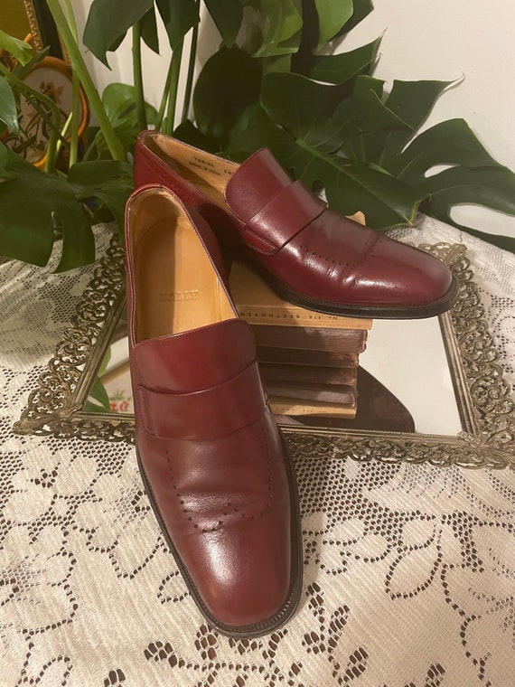 Buy Mens 10US TORIEL Burgundy Red Leather Brogue Online India - Etsy