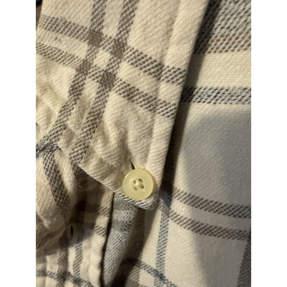 Tommy Hilfiger Crest Logo Flannel Shirt Plaid Gra… - image 7