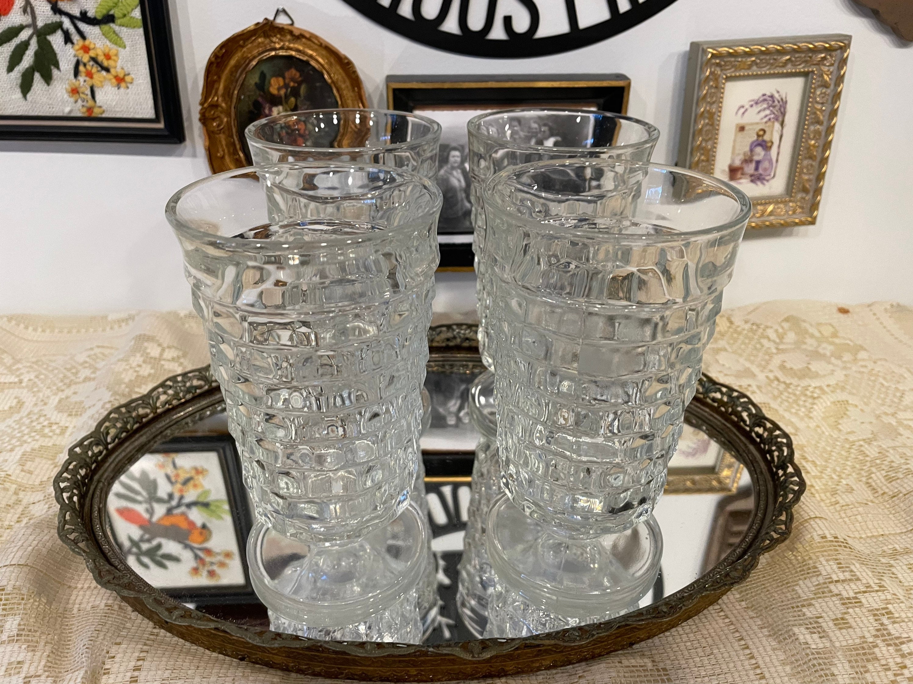 Pattern identification help? Fancy drinking glasses : r/glasscollecting