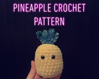 Crochet Amigurumi Mini Pineapple Pattern Easy