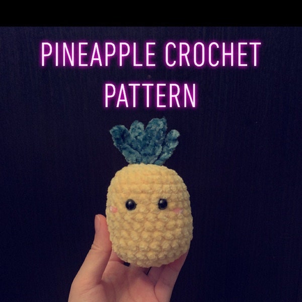 Crochet Amigurumi Mini Pineapple Pattern Easy