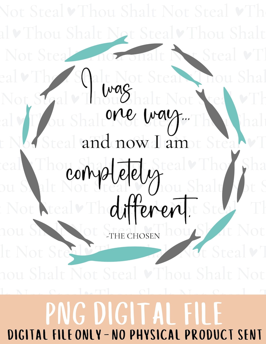 The Chosen I Was One Way Now I Am Completely Different PNG ***instant ...