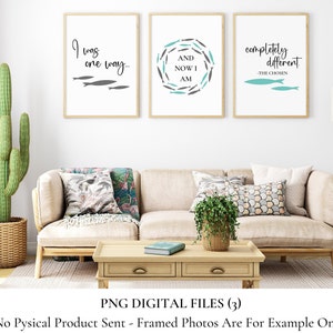 The Chosen Inspired Print Set: Teal Fish Art (Digital Download)