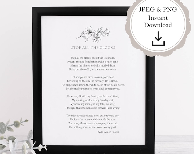 Poem From 4 Weddings And A Funeral | Detroit Chinatown