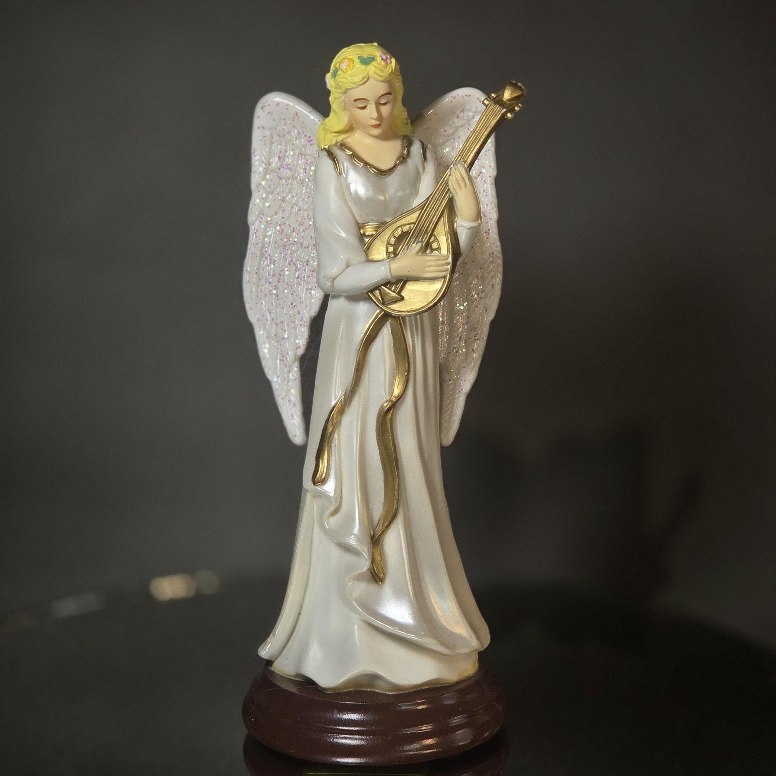 lampe ange harpiste en résine • EUR 7,00 - FR