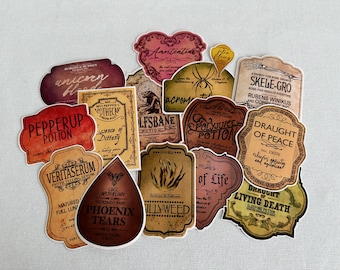Digital: HP Potion Labels