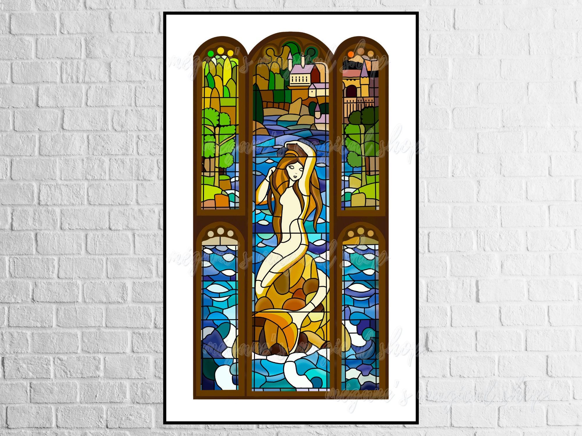 Stained Glass Shirt - Etsy