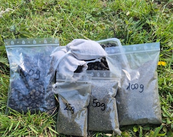 100 g - Orgánico - Estiércol de alpaca molido - Habas de alpaca - Potente fertilizante - Fertilizante natural