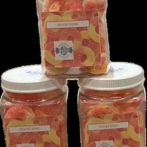 Freeze Dried Peachy Rings