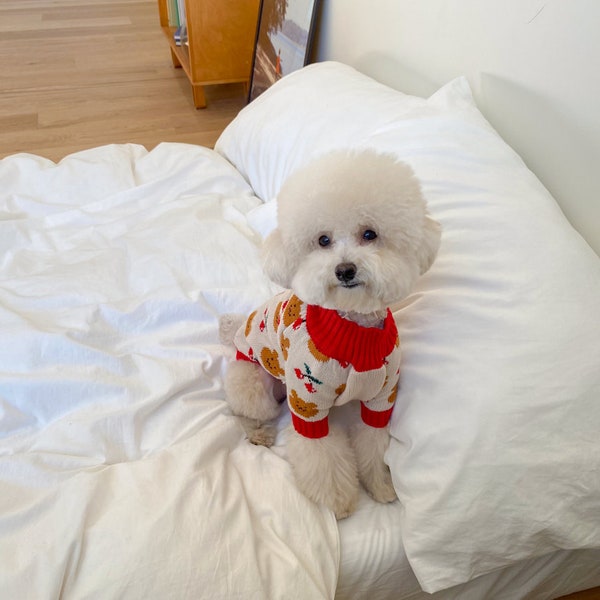 Cute Pet Cherry Sweater | Cute Dog Cloth | Cute Cat Cloth | S-L Pet Cloth