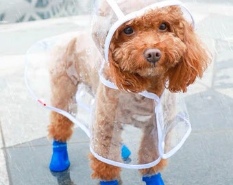 Buy Dog Raincoat Cute Dog Raincoat Clear Coat XS 3XL Raincoat Pet