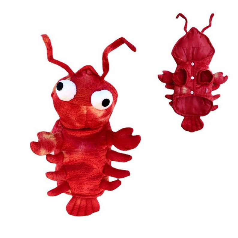 Claw-some Halloween: The Ultimate Pet Lobster Costume Cute Cosplay Costume For Dog Pet Dressing Up Cloth Party XS-XL Pet Cloth image 5