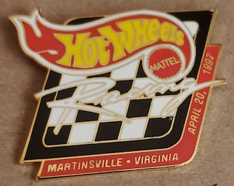 Hot Wheels Racing MARTINSVILLE, VA April 20, 1997 Lapel Pin