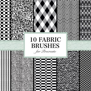 Brush procreate, Fashion fabric brush, Texture brushes, Textile brush set Procreate, Procreate geometric brushes, Fashion texture brushes