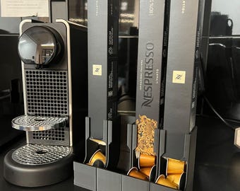 Porta cápsulas - Dispensador de cápsulas Nespresso - Nescafé - Starbucks - número de cajas a elegir de 2 a 8