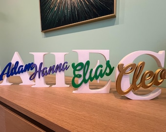 Nombre personalizado, regalo de decoración para habitación infantil, decoración de puerta de dormitorio