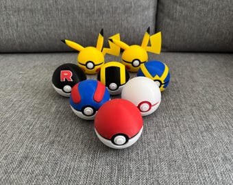 Pokebola coleccionable de tamaño real: 8 modelos para coleccionar