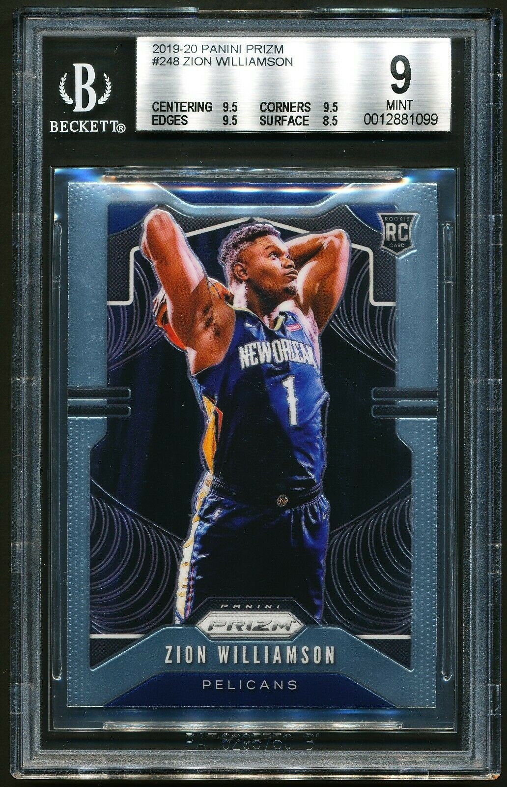 どうぞ宜しくお願い致しますmmPANINI PRIZM RC ZION WILLIAMSON