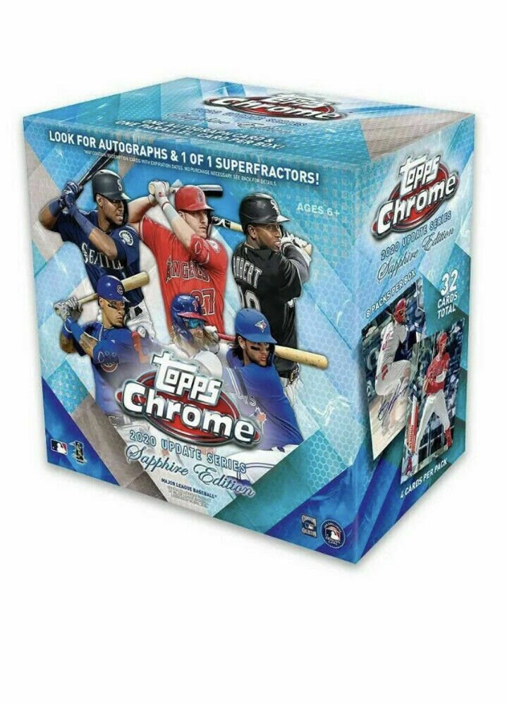 Topps Chrome Update Sapphire Edition Baseball 2021 Etsy