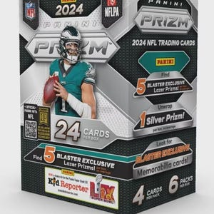 Panini Prizm NFL Football Factory verzegelde blasterdoos 2024 EXCLUSIEF LAZER