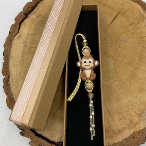 Brown Monkey Bookmark