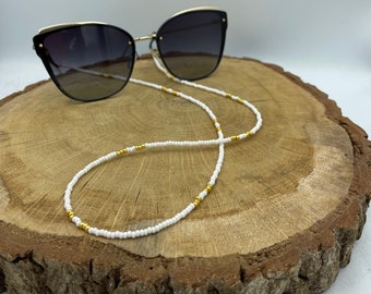 Brillenkette aus Weißgold