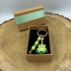Green Frog Keychain