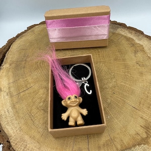 Light Pink Personal Troll Keychain